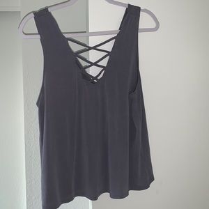 American Eagle Gray Tank Top Size L